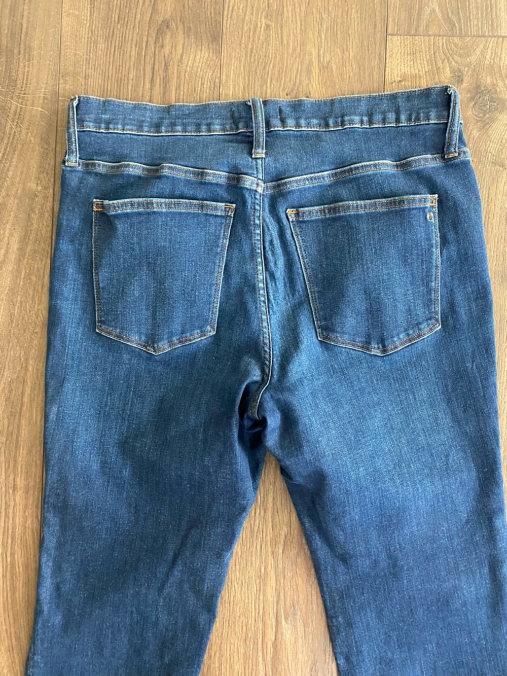 Madewell Deep Blue Flare Jeans - Picture 6 of 7